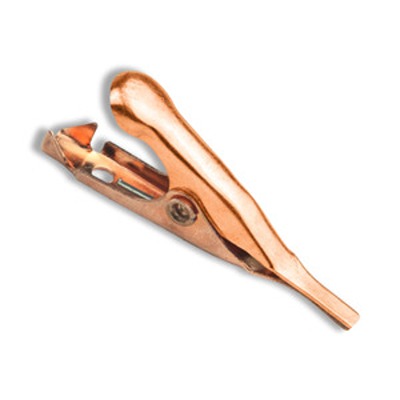 CALTEST Clip, Copper Contact, Brown