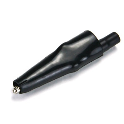 CALTEST Clip, Steel Contact, Black Insulated