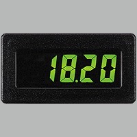 Red Lion CUB Series Digital Voltmeter DC, LCD Display 3.5-Digits ±0.1 %, 33 mm, 68 mm