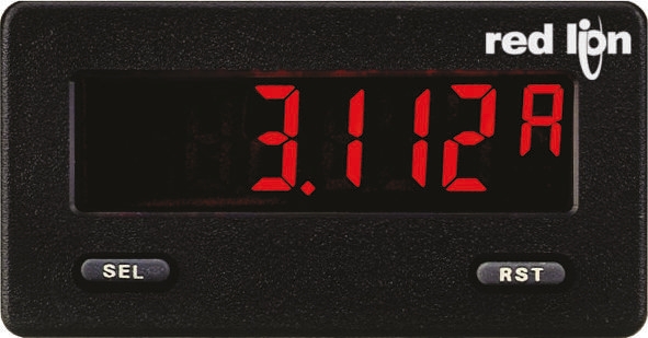 Red Lion CUB5I Digital Ammeter 200 mA DC, 33 mm x 68 mm, 0.1 %