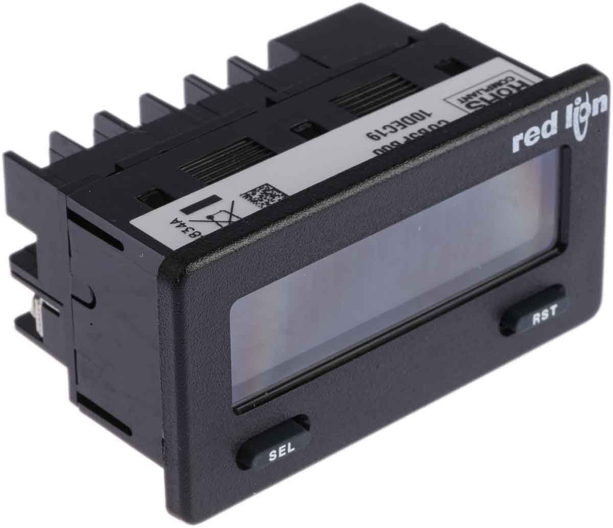 cub5pb00 Red Lion CUB5 LCD Digital Panel Multifunction Meter for Voltage, Current,  32.8 mm  x 68 mm