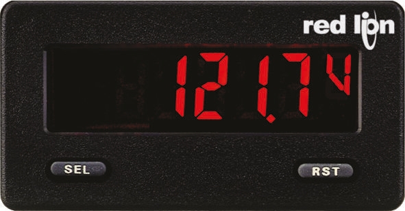 Red Lion CUB5 Series Digital Voltmeter DC, LCD Display 5-Digits ±0.1 %, 33 mm, 68 mm