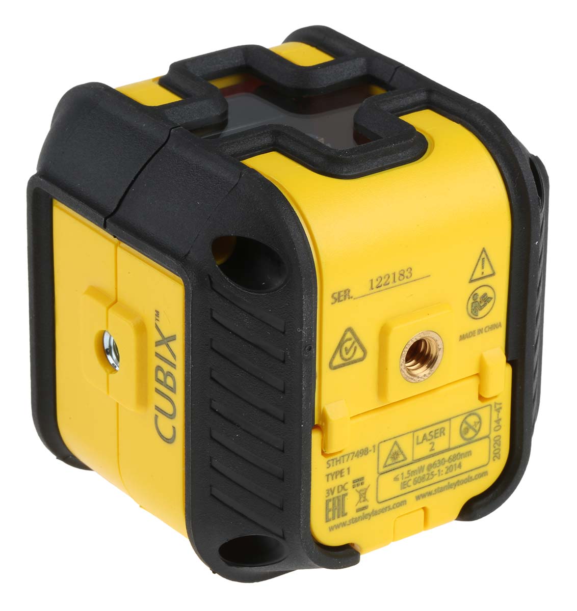 cubix Stanley Cubix Laser Colour Red Laser Level, 2