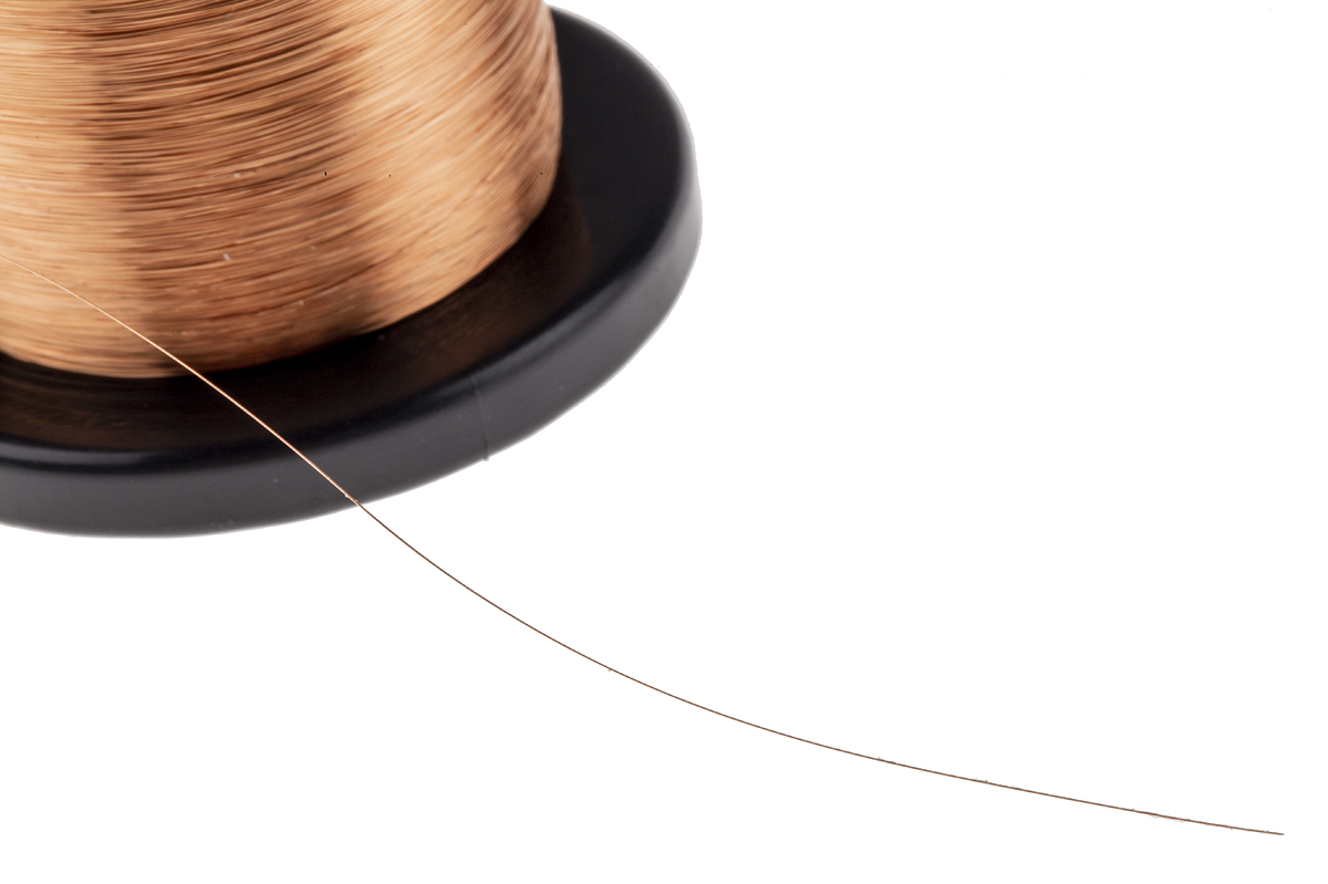 cul100010 Block  0.1 mm OD Enamelled  Copper Wire 0.007 mm² 1144 m Reel