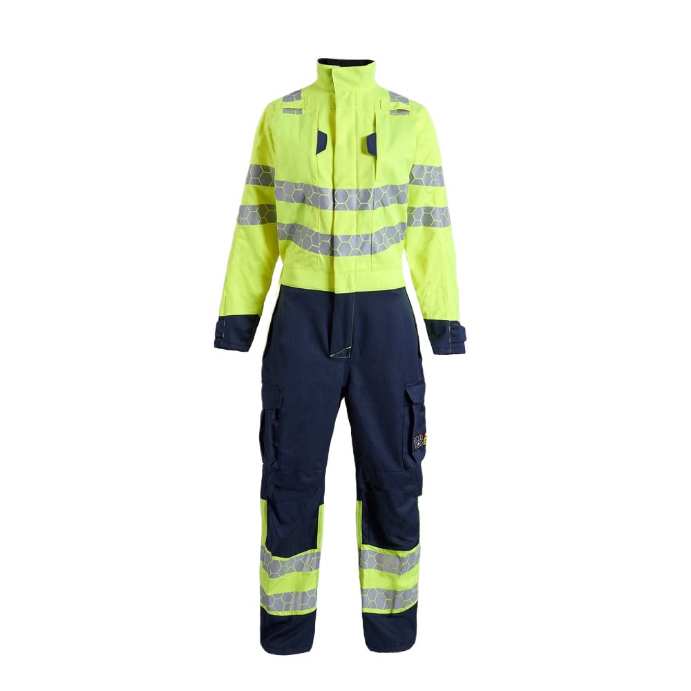 ProGARM Navy, Yellow Reusable Coverall, 42 to 44 in, 16R