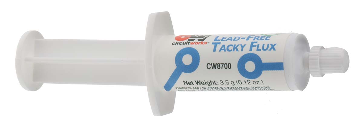Circuitworks Lead Free Flux Paste, 3.5 g Syringe