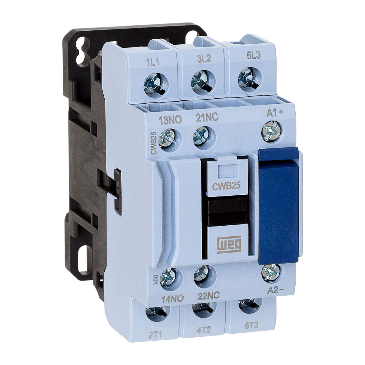 WEG CWB Contactor, 230V ac Coil, 3-Pole, 25 A, 11 kW 230V ac, 3 NO, 690V ac