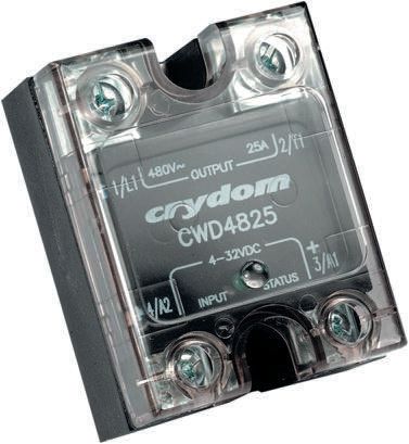 Sensata / Crydom CW Series Solid State Relay, 125 A Load, Panel Mount, 660 V ac Load, 32V dc Control