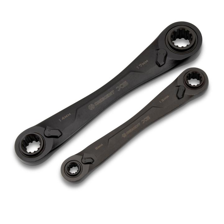 Crescent Ratchet Wrench, 12mm Overall, Ratchet Handle