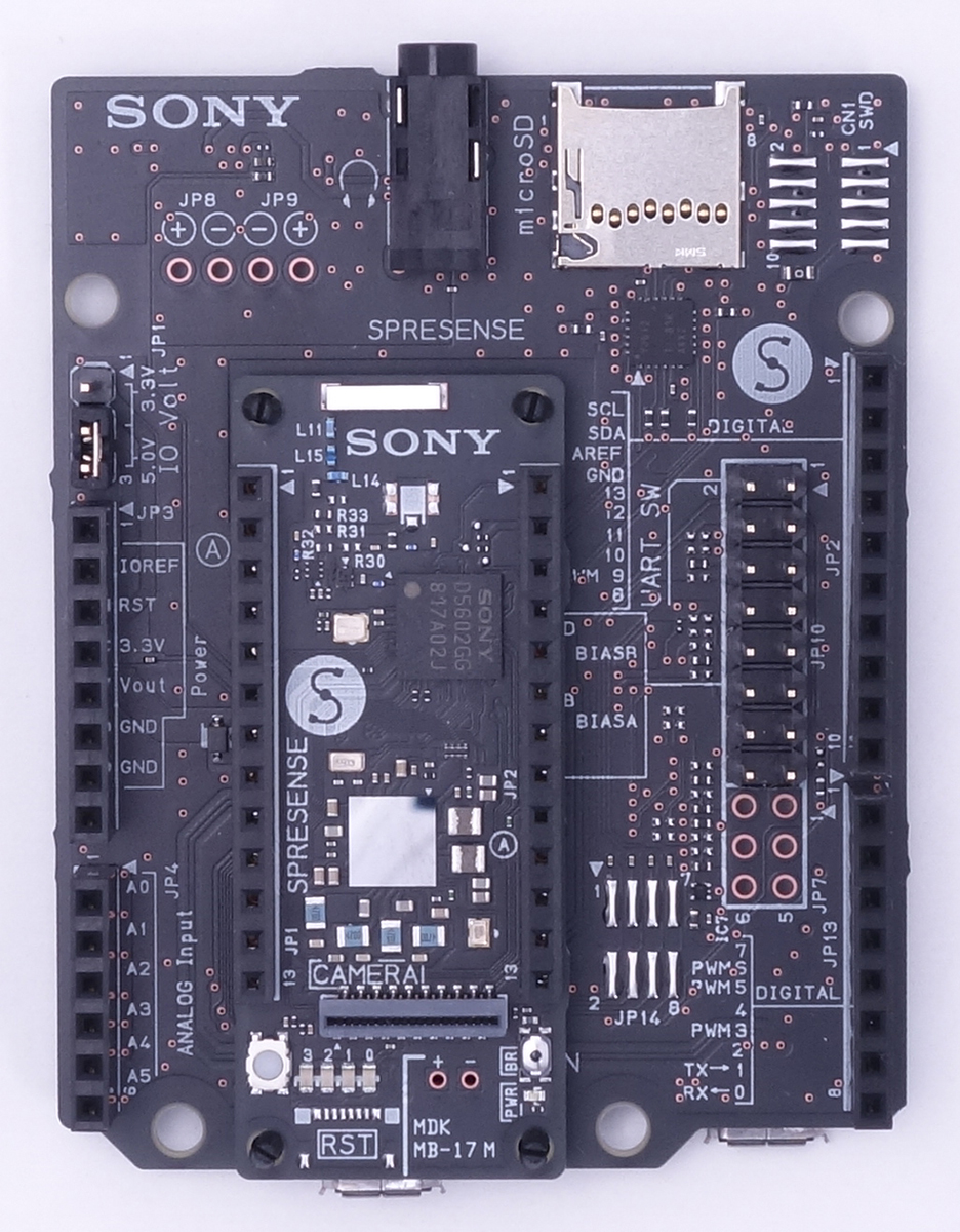 cxd5602pwbext1e Sony SPRESENSE Extension Board