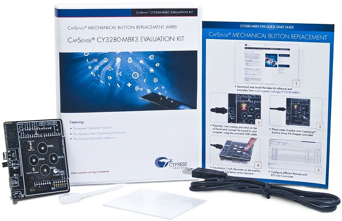 Infineon CapSense MBR3 Button Evaluation Kit