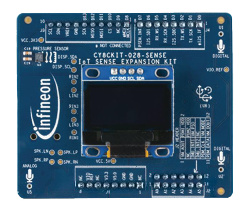 Infineon IOT Sense Expansion Kit Absolute Orientation Sensor Evaluation Kit for Arduino Uno CY8CKIT-062S2-43012