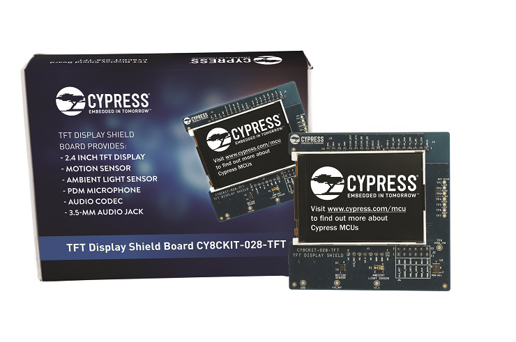 Infineon CY8CKIT-028-TFT 2.4 in TFT Evaluation Board for PSoC 6 MCUs