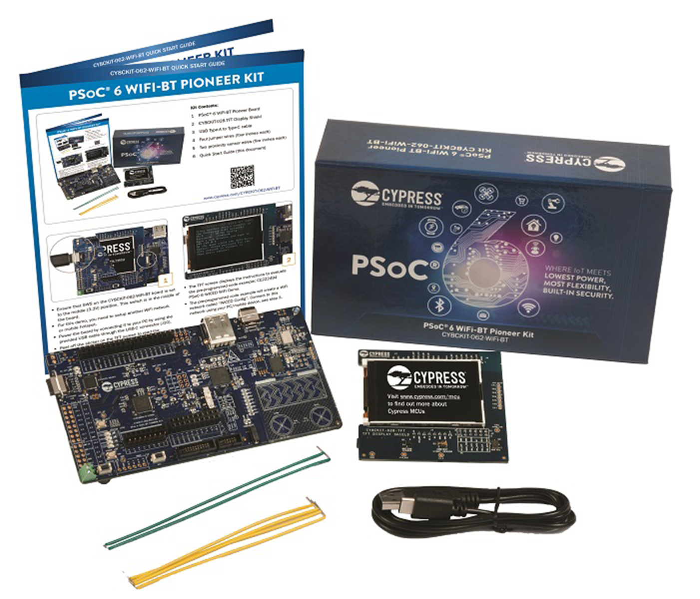 Infineon Psoc 6 Wi-Fi-BT Pioneer Kit Development Kit CY8CKIT-062-WIFI-BT