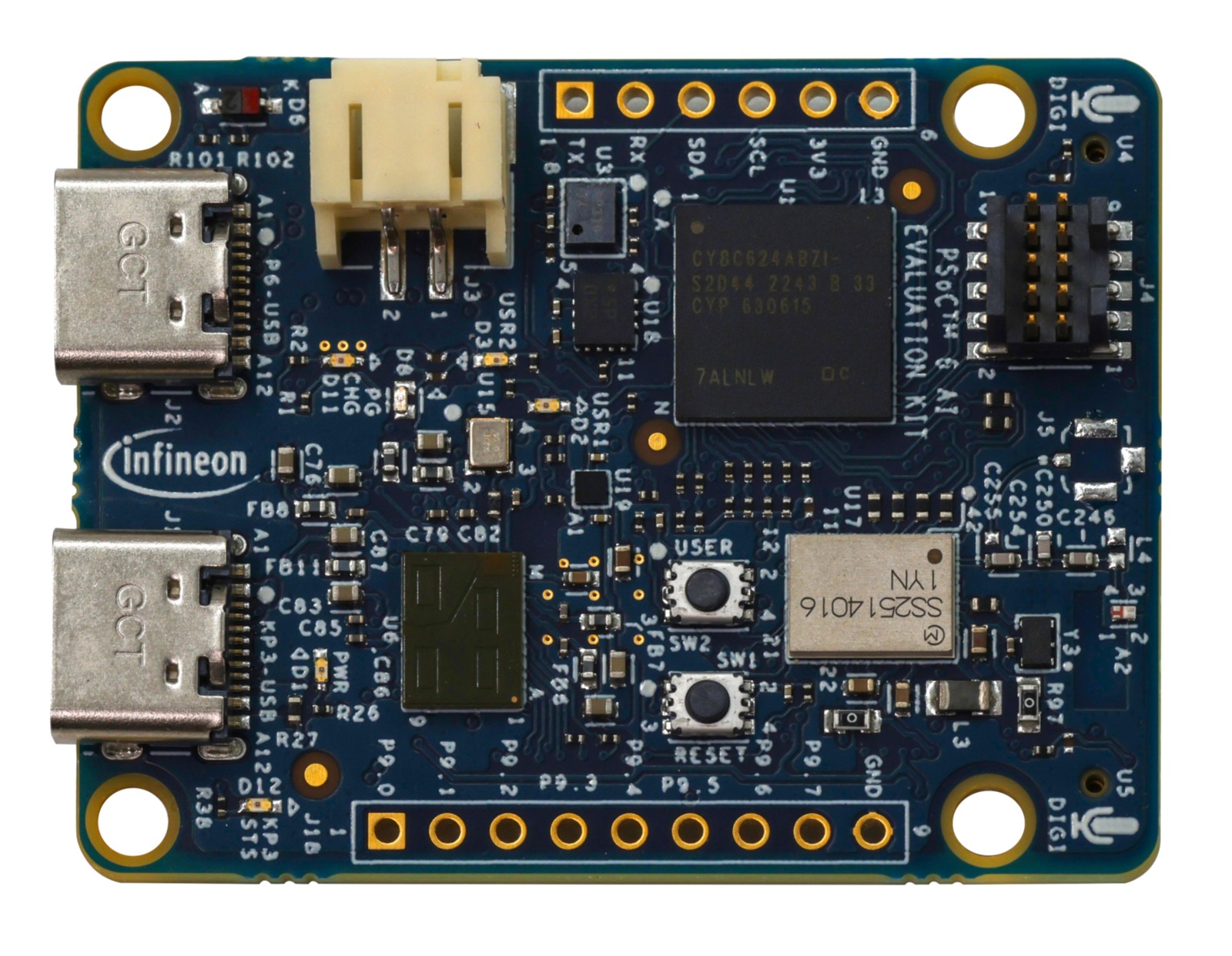 Infineon PSoC 6 AI eEval Kit