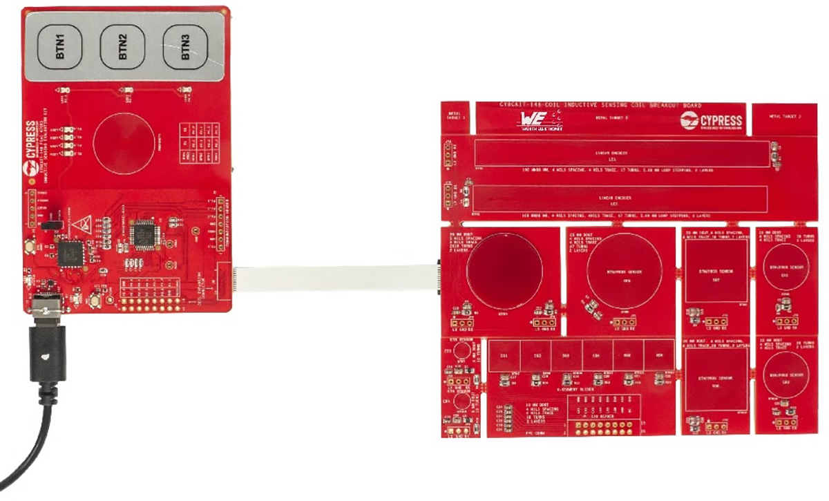 Infineon MagSense Inductive-Sensing Coil Breakout Board MCU Evaluation Kit CY8CKIT-148-COIL