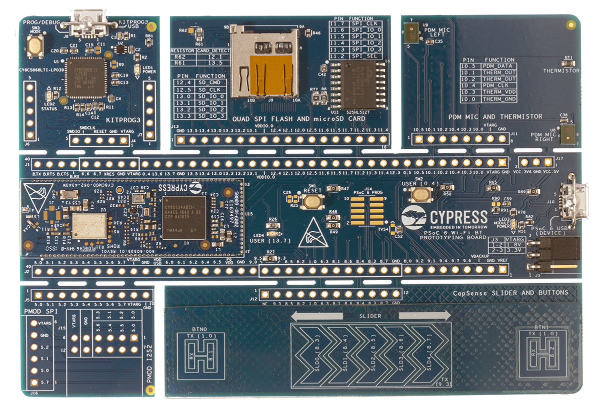Infineon PSoC 6 Wi-Fi BT PSoC WiFi Development Tools CY8CPROTO-062-4343W