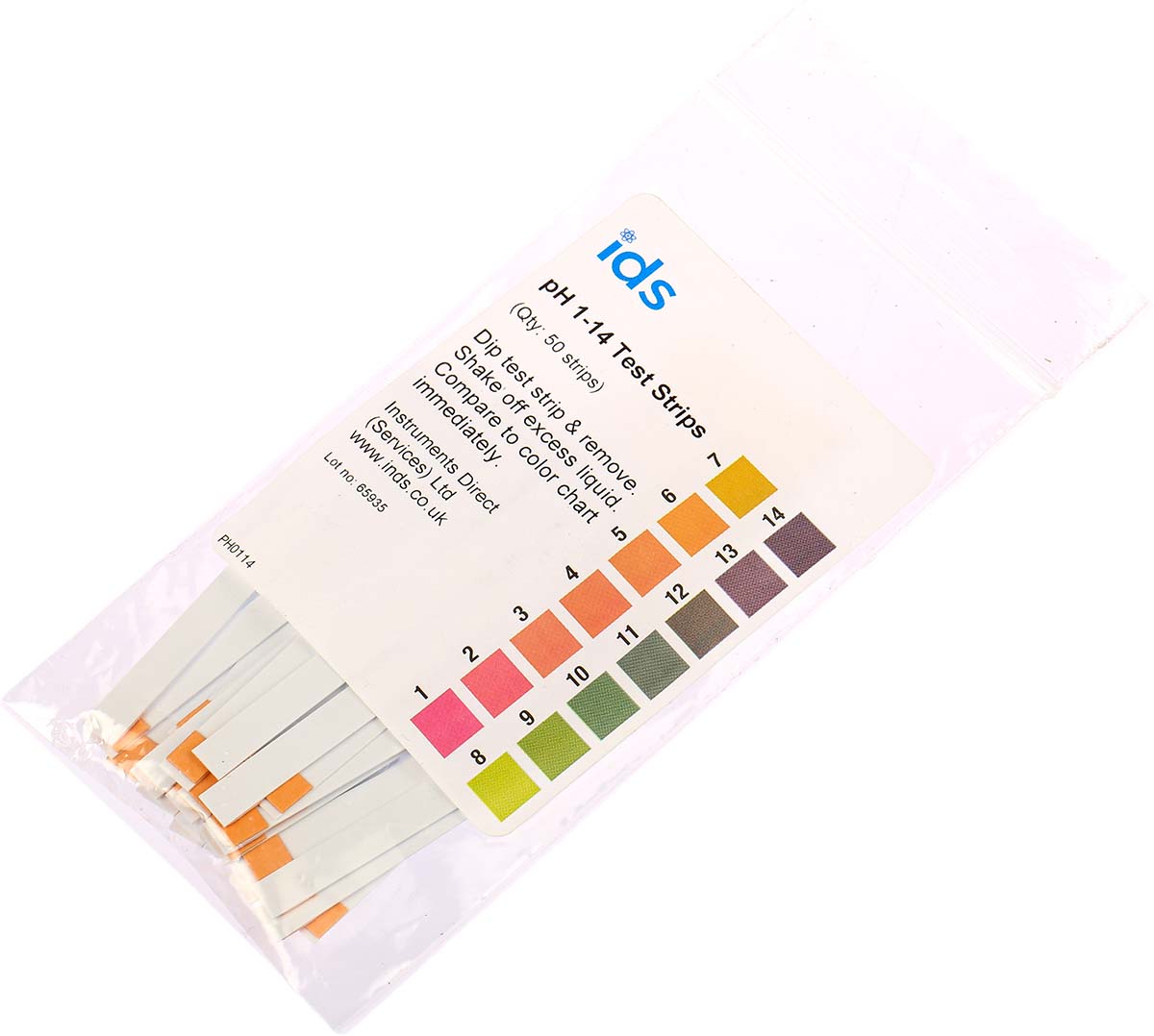 Instruments Direct Single Parameter(s) pH pH Test Strips - 50 strips