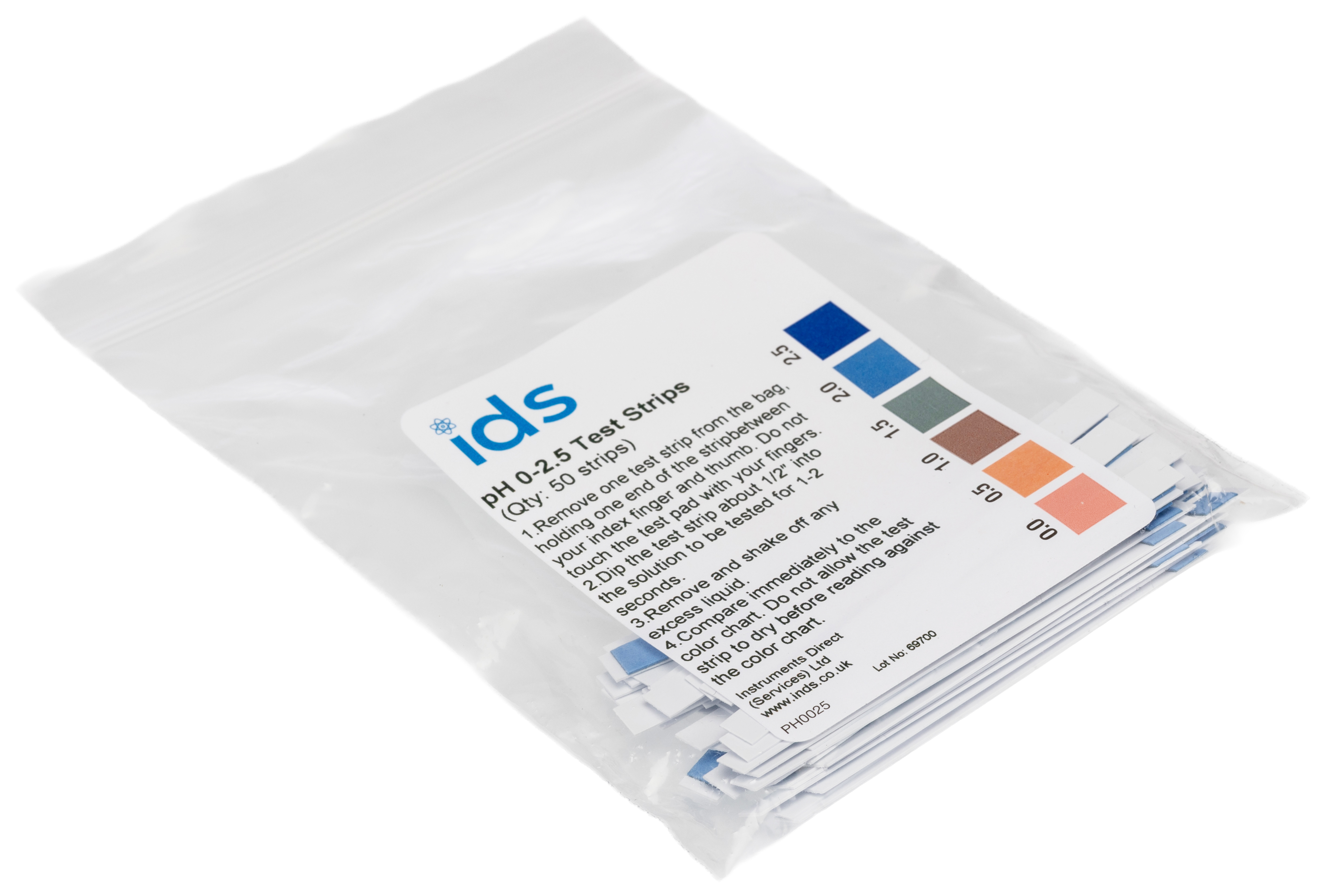 Instruments Direct Single Parameter(s) pH pH Test Strips - 50 strips