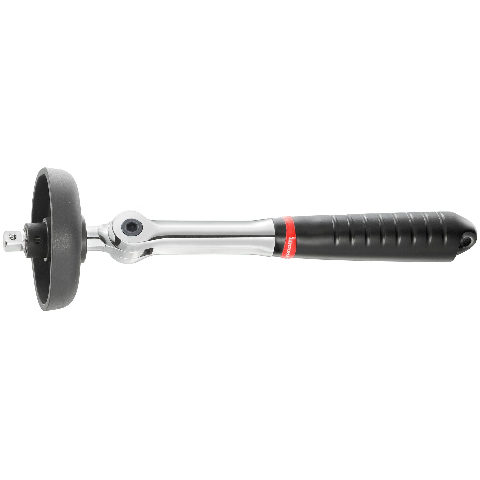 Facom D.48 3/8 in Socket Wrench with Bi-Material Elastomer Handle, 280mm Overall