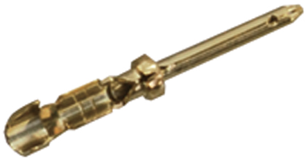 JAE, DC20 Series, Male Crimp D-Sub Connector Contact, Gold Pin 24 AWG