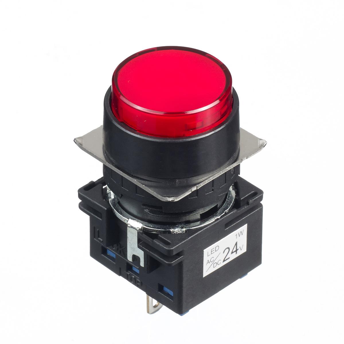Idec Red Round Push Button Switch