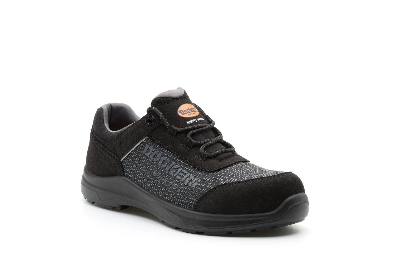 Dockers by Gerli DRIVE S3 Unisex Black Composite Safety Shoes, UK 9, EU 43
