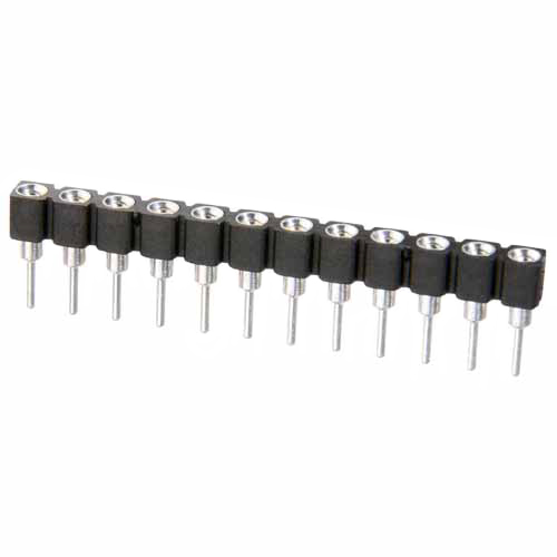 20 Way HARWIN Vertical Through Hole 2.54 mm Pitch SIL Socket, Solder, 1A