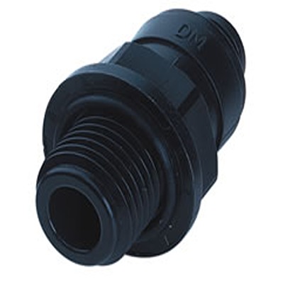 Norgren Pneufit Acetal (POM) Push-in Fittings Series, D02250838, 3/8 in, ISO G, UNF, NPT, ISO R