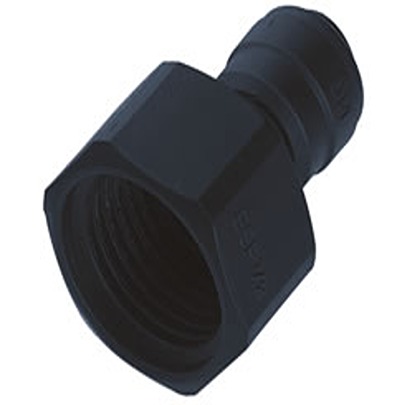 Norgren Pneufit Acetal (POM) Push-in Fittings Series, D022C1248, Female, 1/2 in, UNF, ISO R, ISO G, NPT