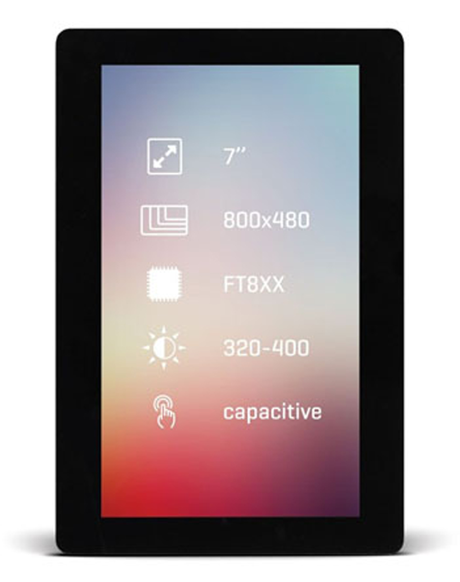 MikroElektronika MIKROE-2178 TFT LCD Colour Display / Touch Screen, 7in, 800 x 480pixels
