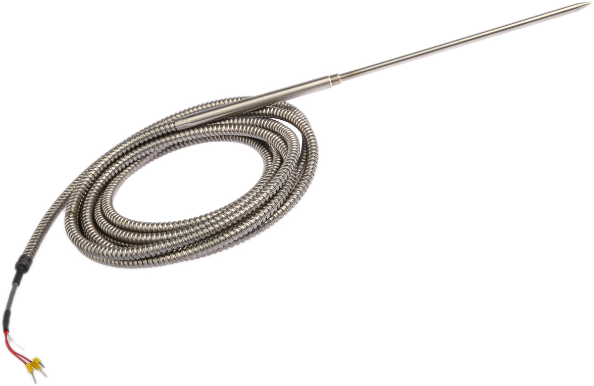 Correge PT100 RTD Sensor 5 mm Dia, 150 mm Long, 3 Wire, Classe B 250 °C Max