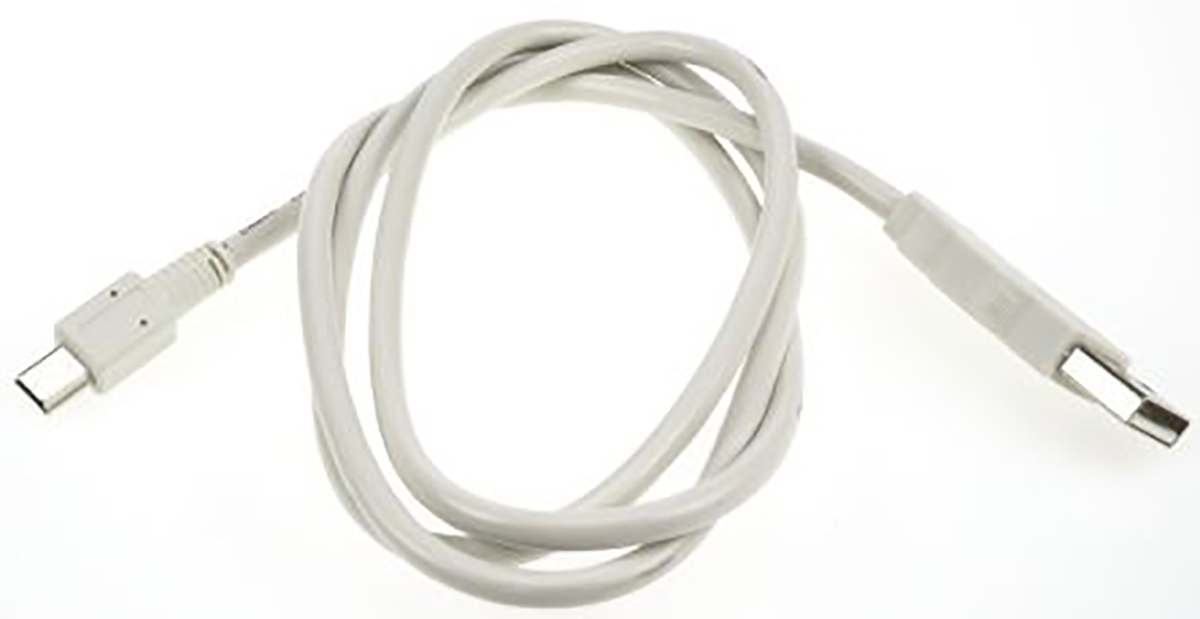 Molex USB 2.0, Male USB A to Male Mini USB B, 1m