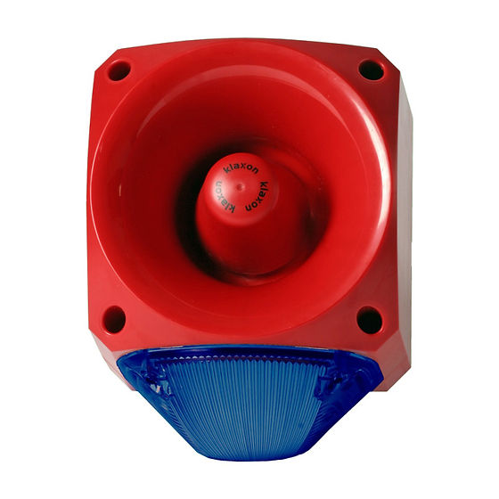 Klaxon PNC Series Blue Continuous lighting Beacon, 10 → 60 V, Fixed, LED Bulb, IP66