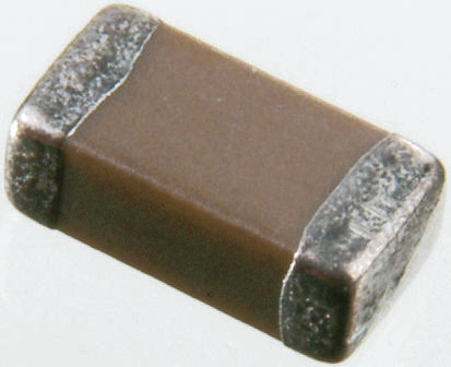 KYOCERA AVX 100nF Multilayer Ceramic Capacitor MLCC, 50V dc V, ±10% , SMD