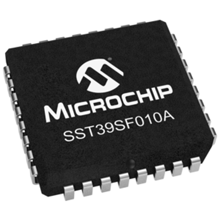 Microchip 1MB Parallel Flash Memory 32-Pin PLCC, SST39SF010A-70-4C-NHE