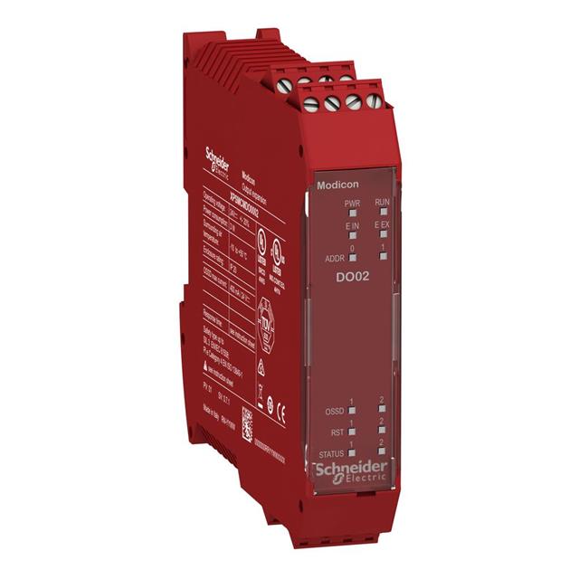xpsmcmdo0002 Preventa XPSMCM Output Module, 2 Inputs, 4 Outputs, 24 V dc