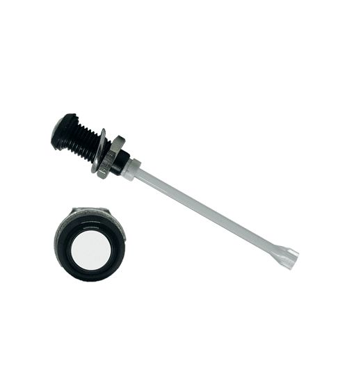 RHD-1410-F6P67PR Bivar, Panel Mount Vertical LED Light Pipe, Clear Round Lens
