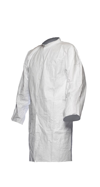 Tyvek White Unisex  Reusable Lab Coat M