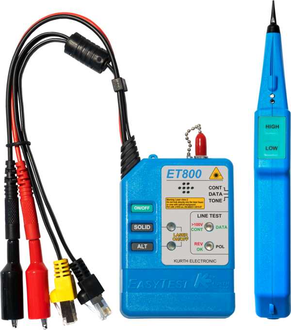 Kurth Electronic KE801 Cable Tracer Kit Cable Tracer