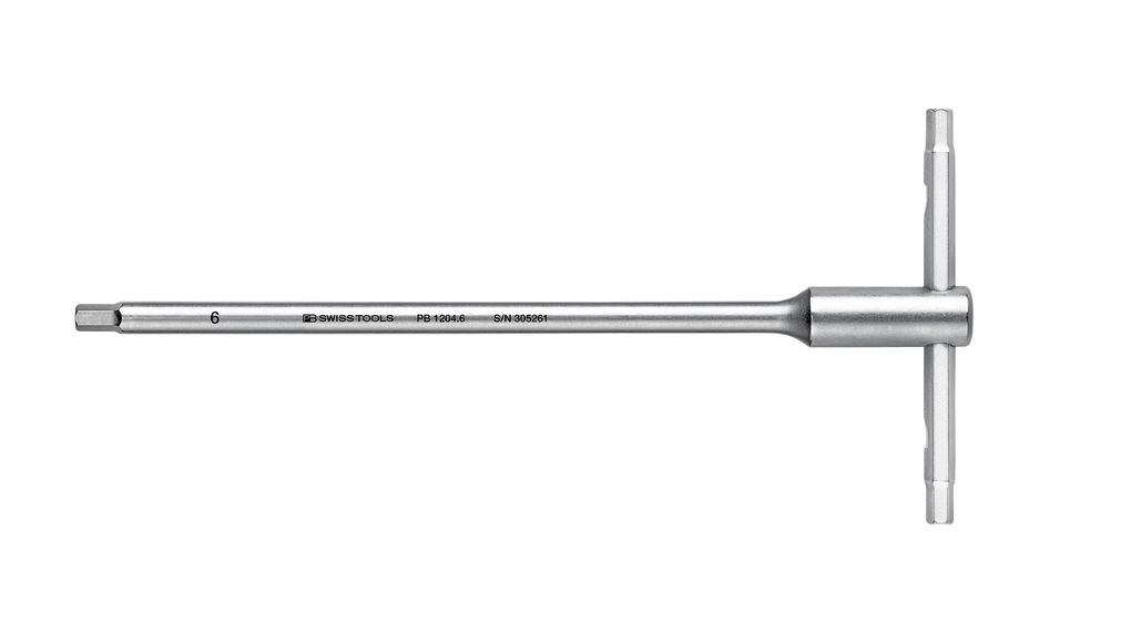 PB SWISS TOOLS T Shape Metric Hex Key, 6mm