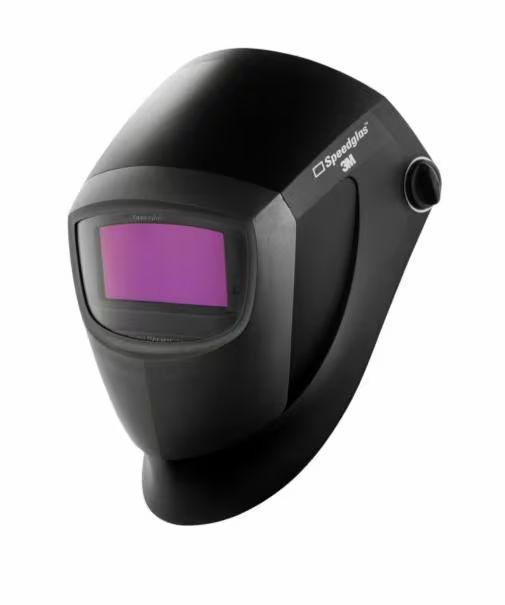 401385 3M Speedglas 9002NC Welding Helmet, Auto-Darkening Lens, Adjustable Headband, 55 x 107mm Lens