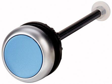 Eaton M22 Series, Blue Push Button Head, Momentary, 22.3mm Cutout