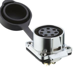 Lumberg Circular Connector, 8 Contacts, Cable, Plug, Female, IP67, 02 Series