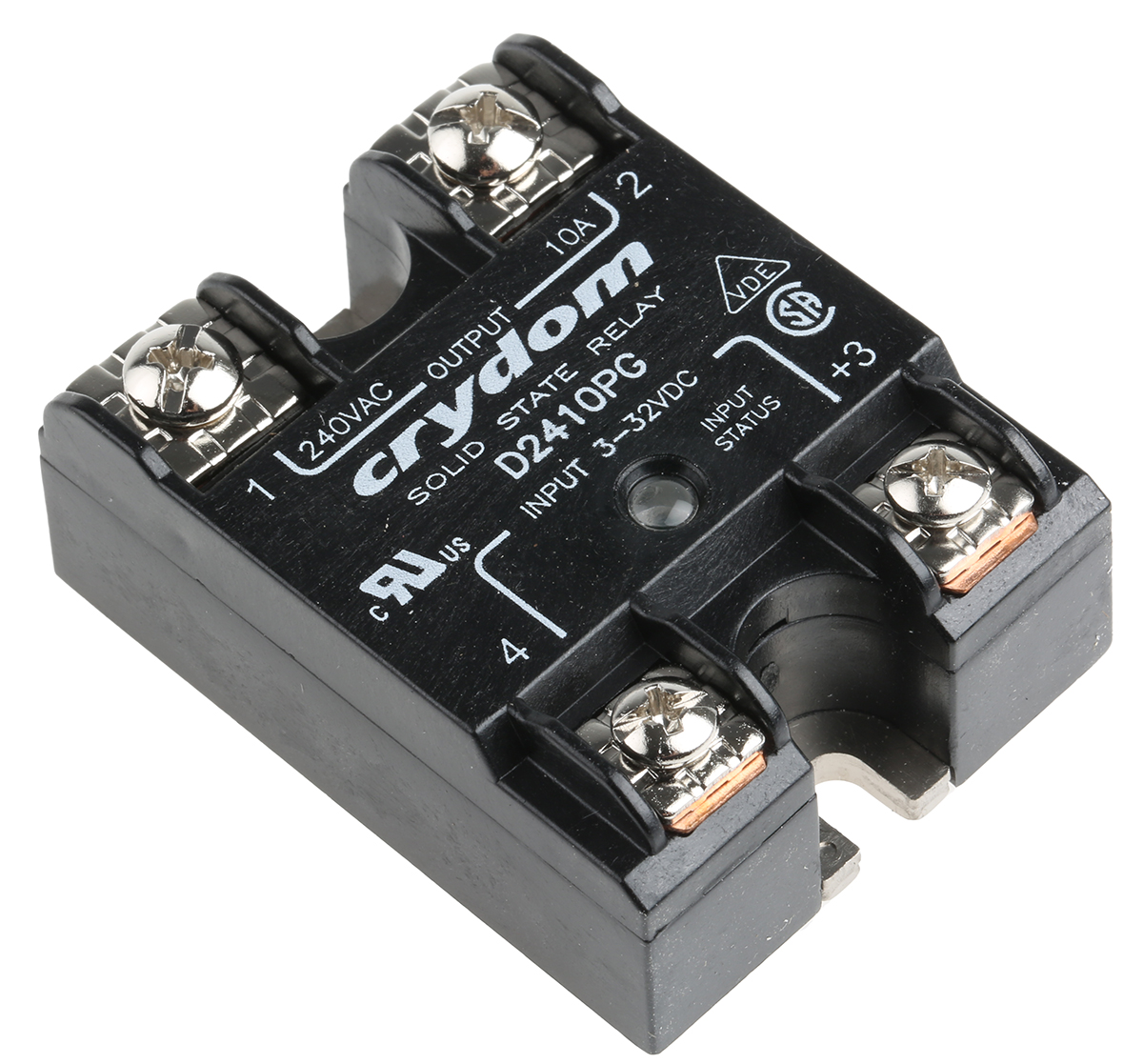 Sensata / Crydom 1 Series Solid State Relay, 10 A Load, Panel Mount, 280 Vrms Load, 32V Control
