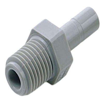 Norgren Pneufit Acetal (POM) Push-in Fittings Series, D24150748, 1/2 in, NPT, ISO R, UNF, ISO G