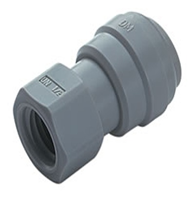 Norgren Pneufit Acetal (POM) Push-in Fittings Series, D242D062Y, Female, 7/16-20 UNF, ISO R, ISO G, NPT, UNF