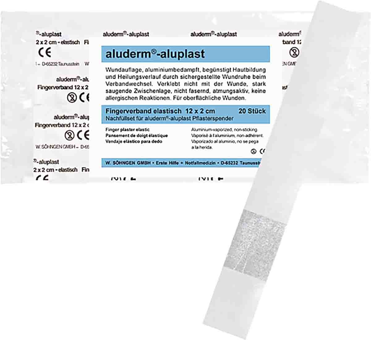 W Sohngen ABS White Plaster Dispenser & Plasters Plaster (Complete Refill Set), 20 Per Package