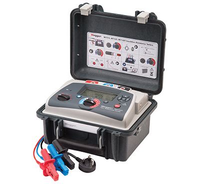 1002-691 Megger MIT525 Insulation Tester, 250V Min, 5000V Max, 10TΩ Max, CAT IV