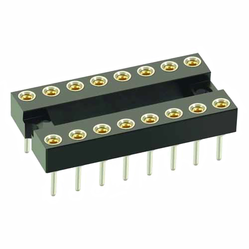 HARWIN, D2 7.62 mm Pitch Vertical 42 Way, Through Hole Standard Pin Open Frame DIL Socket, 1A